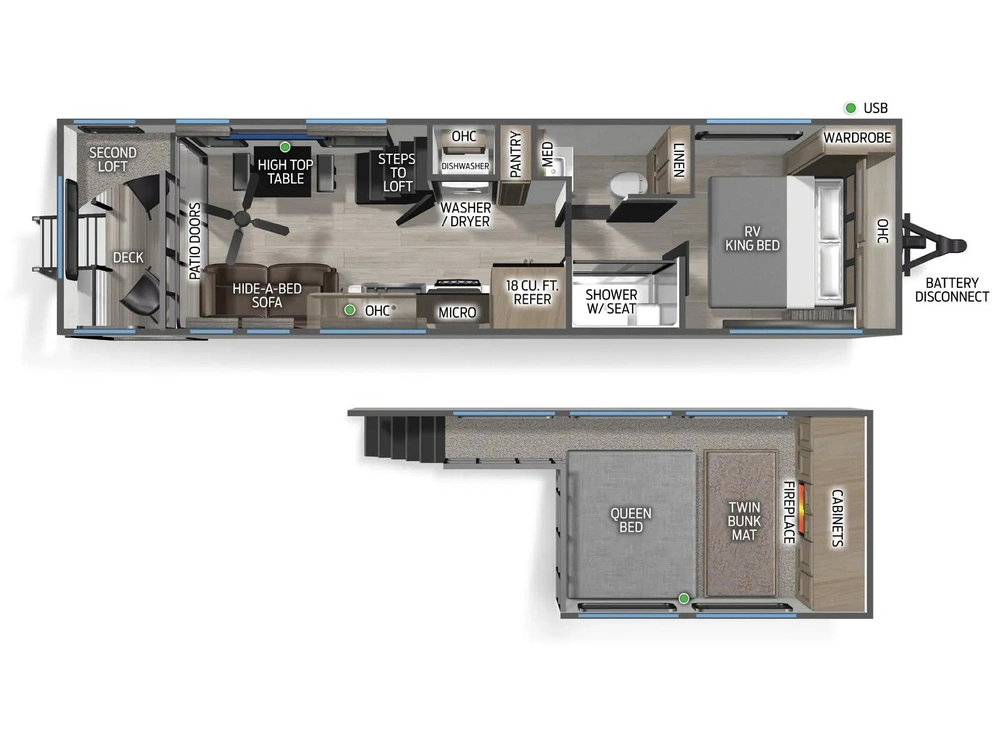 2026 Forest River Timberwolf Mini Loft 20og alt