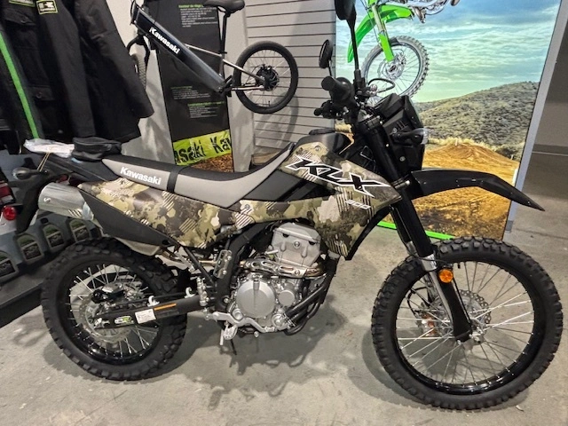 2026 Kawasaki Klx300 Klx300 Klx 300 Semi-route Semi-trail Camo Camouflage alt