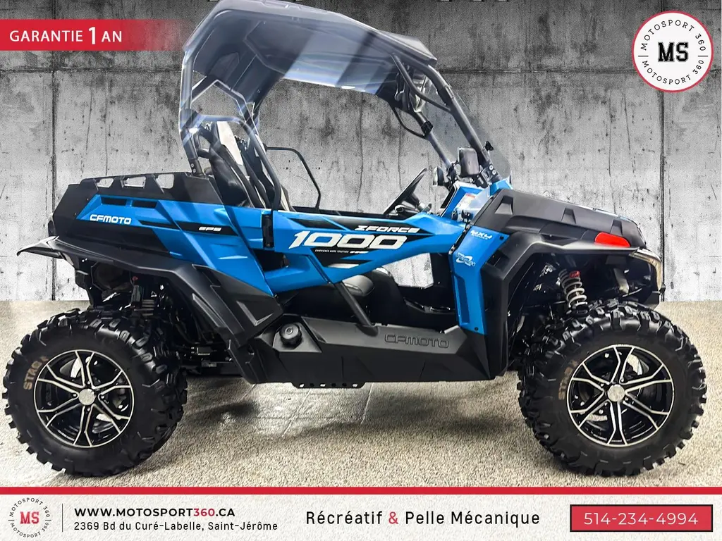 2019 CFMOTO ZFORCE 1000 EPS LX SEULEMENT 1513KM - SHOWROOM !