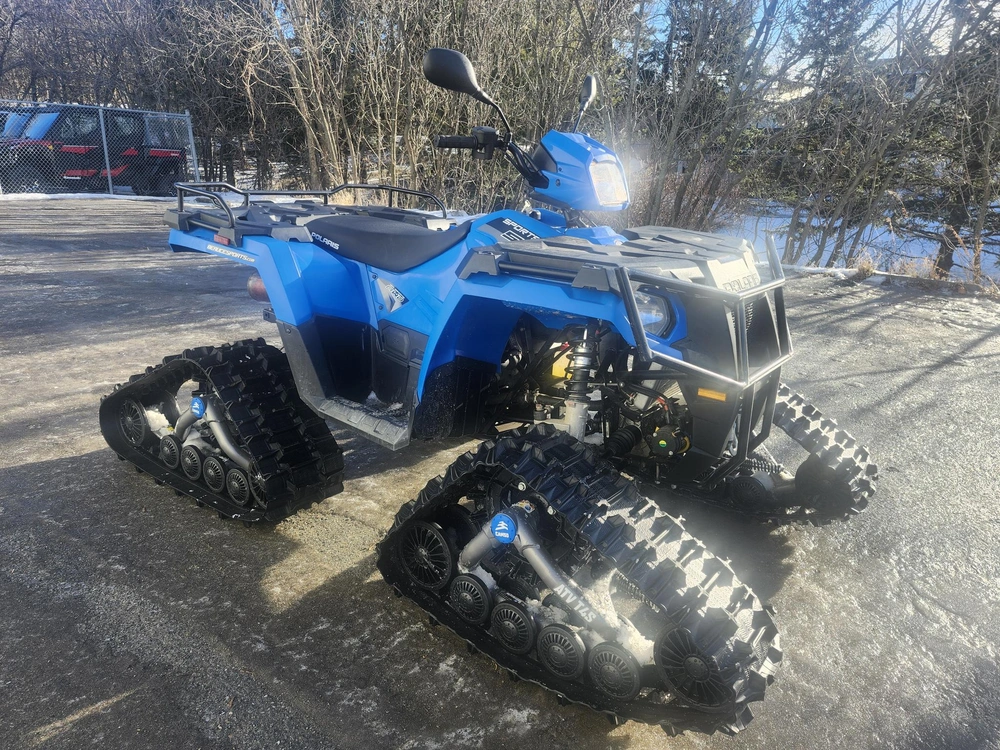 Polaris Sportsman 570 Std Velocity Blue Non Eps | ❄️ Chenilles Atv T4s Tattoo Neuves Incluses ❄️ | 2019 alt