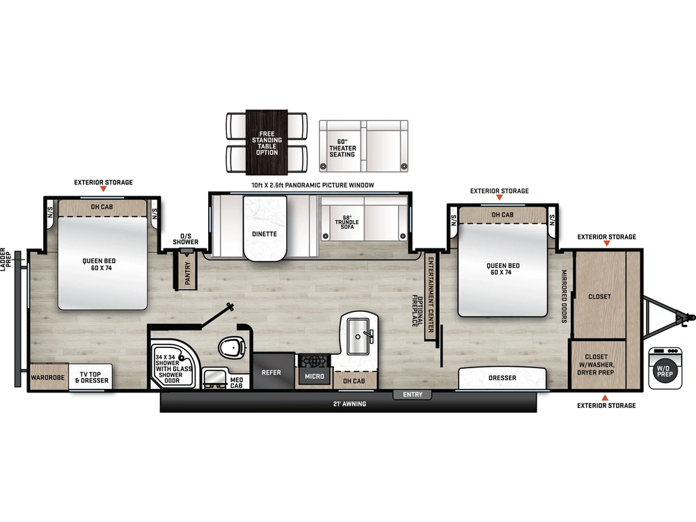 2026 Forest River 34bhts alt