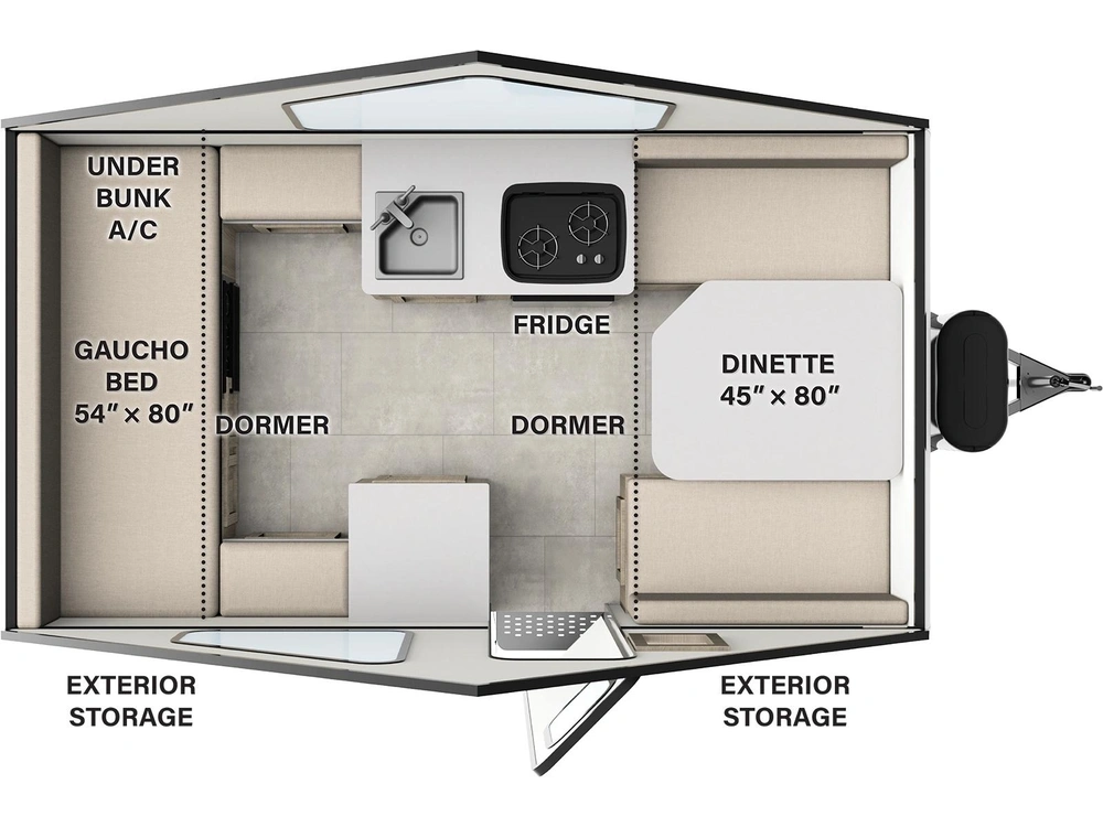 Forest River Rockwood Hardside A121fd 2026 alt