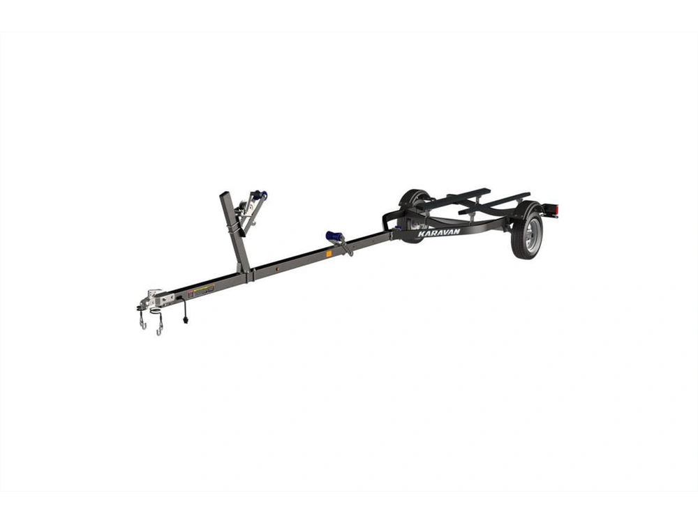 2022 Karavan Single Axle 1250 Bunk Trailer, Black Pc alt