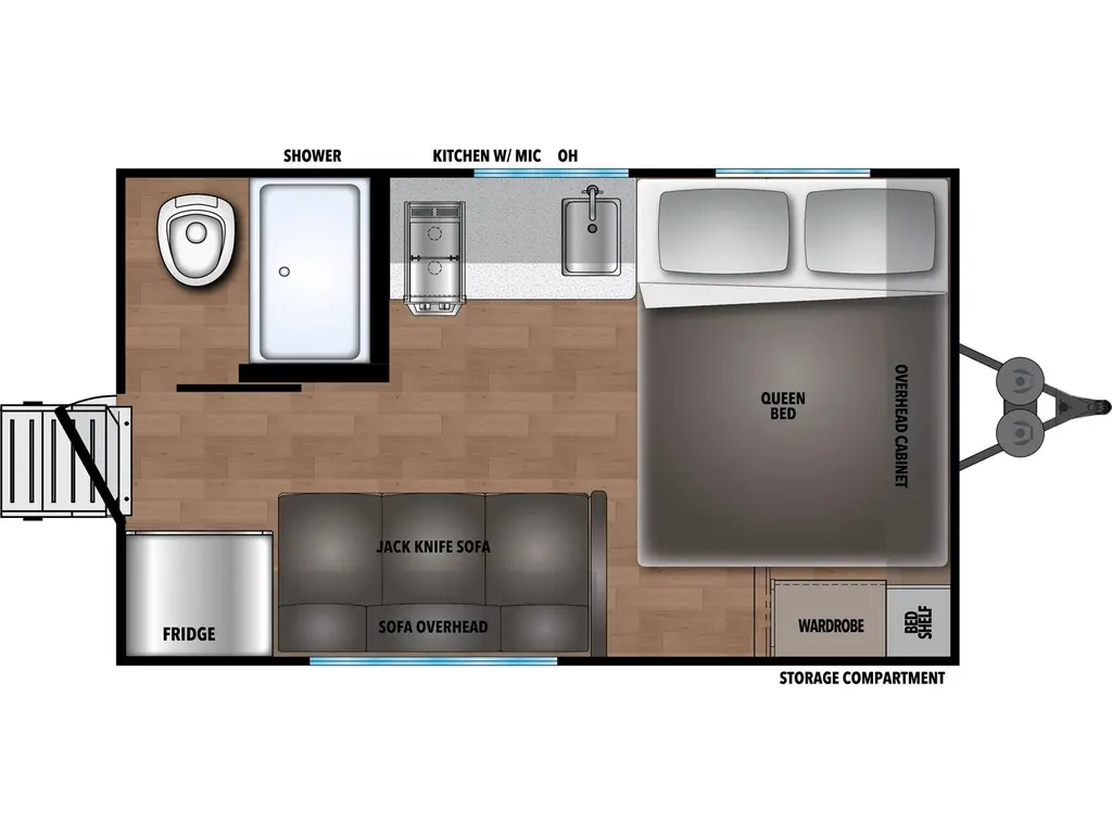 Coachmen Shasta Compact 16RE 2026