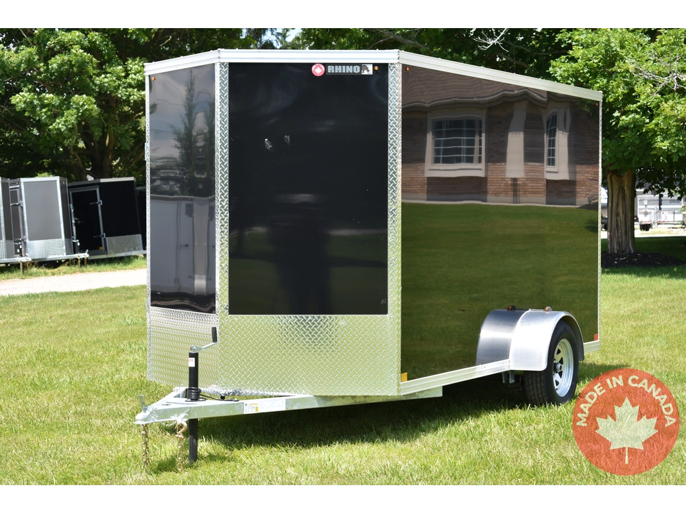 2026 Rhino Galvanized Enclosed 6' X 12' Sa Ramp alt