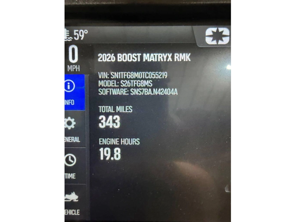 2026 Polaris Patriot Boost Rmk Khaos 155 3.25" S26tfg8ms alt