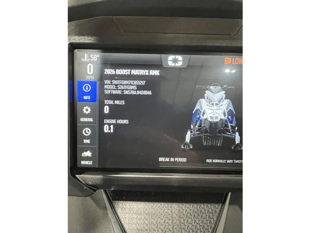 2026 Polaris Patriot Boost Rmk Khaos 155 3.25" S26tfg8ms alt