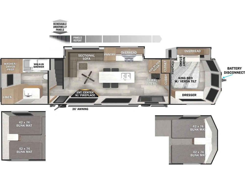 2023 Forest River Wildwood Grand Lodge 42 View alt