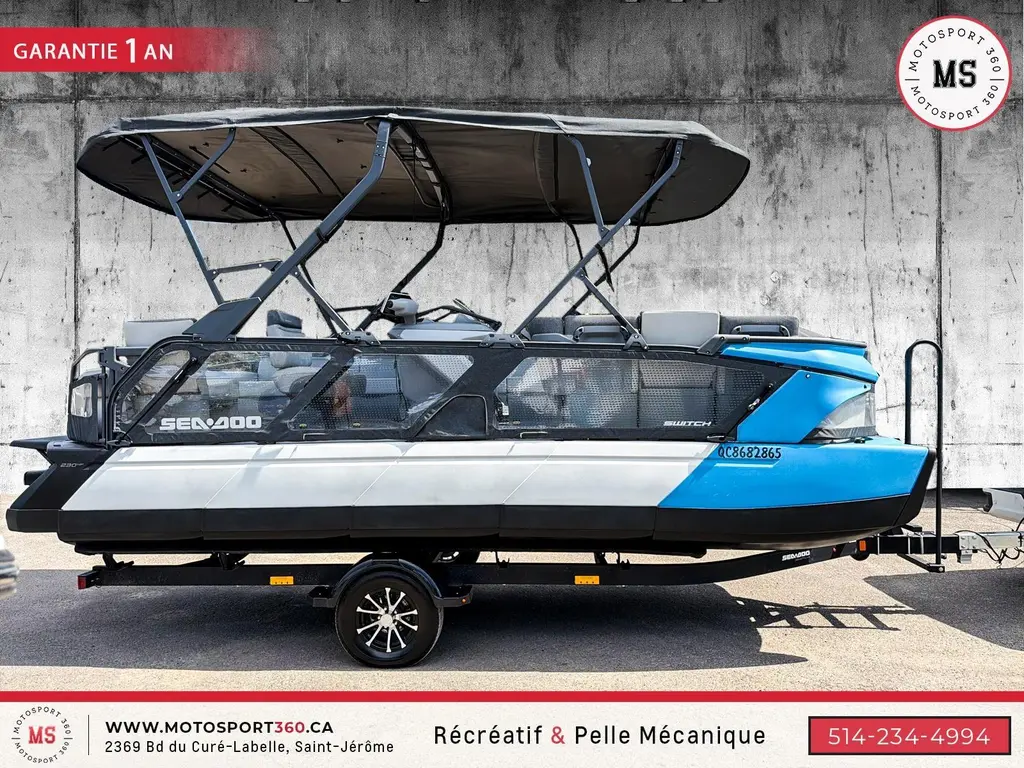 Sea-Doo SWITCH CRUISE 21 '' 230 HP !!! TOIT CAMPEUR COMPLET ! 2023