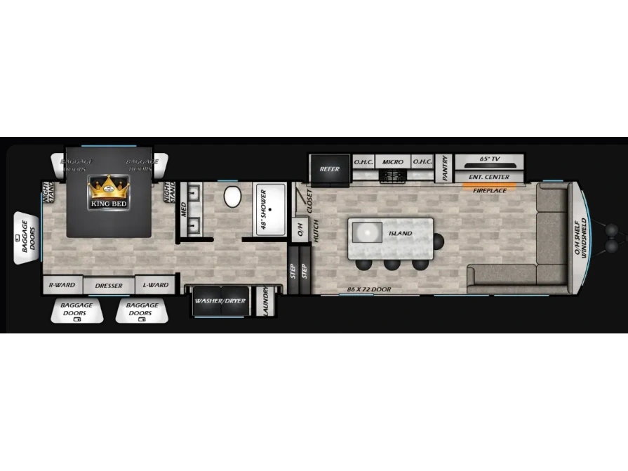 2025 Crossroads Rv Hampton 395bam alt
