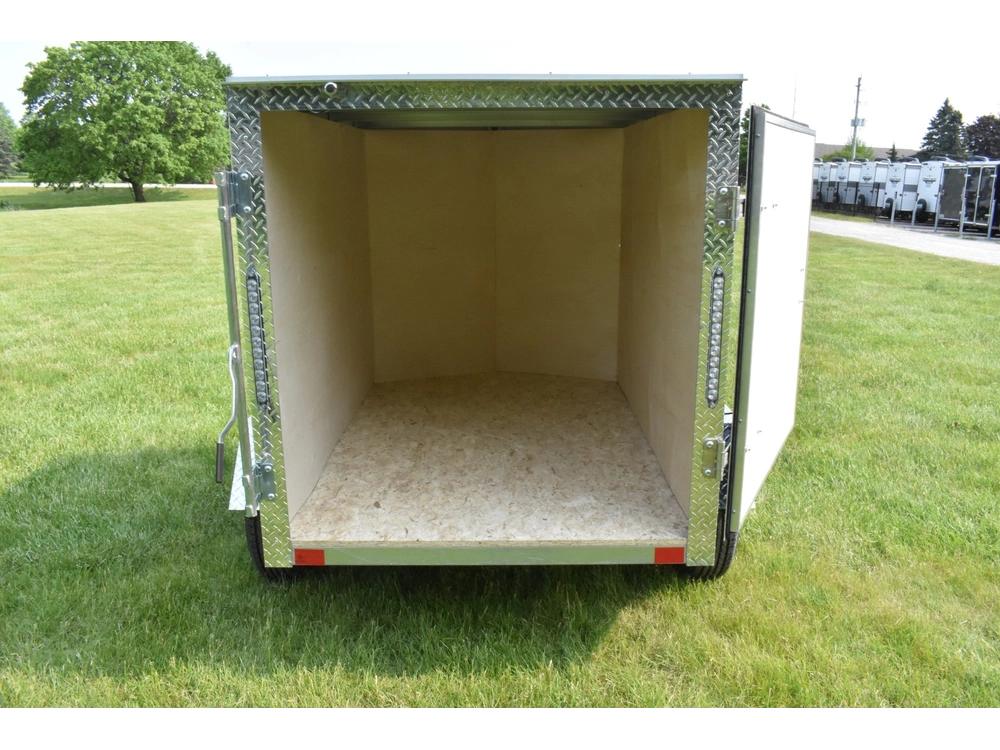 2026 Rhino Galvanized Enclosed 4' X 6' Sa alt