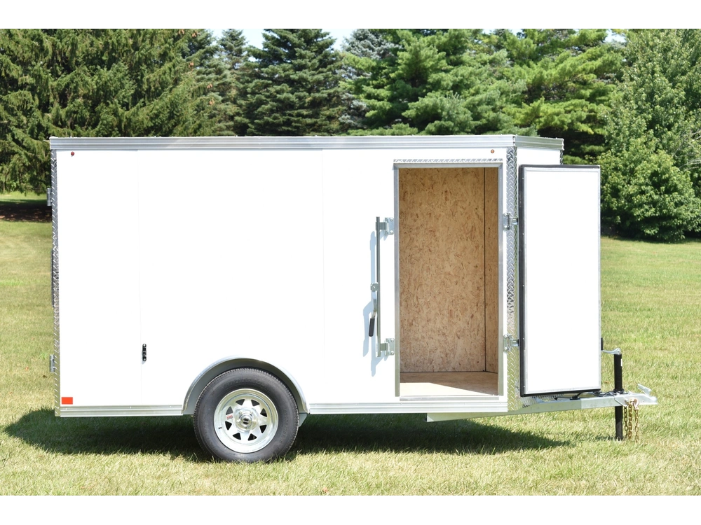 2026 Rhino Galvanized Enclosed 5' X 10' Sa Dd alt
