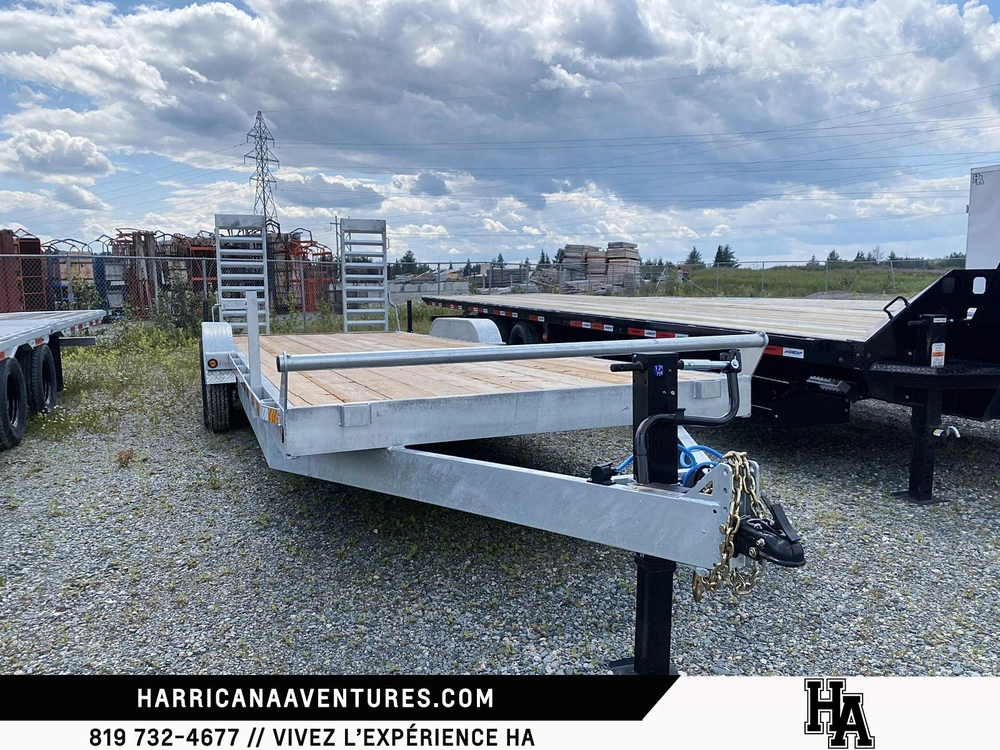 2026 Canada Trailers Remorque 7x24 Plate Forme Ce724-14k alt