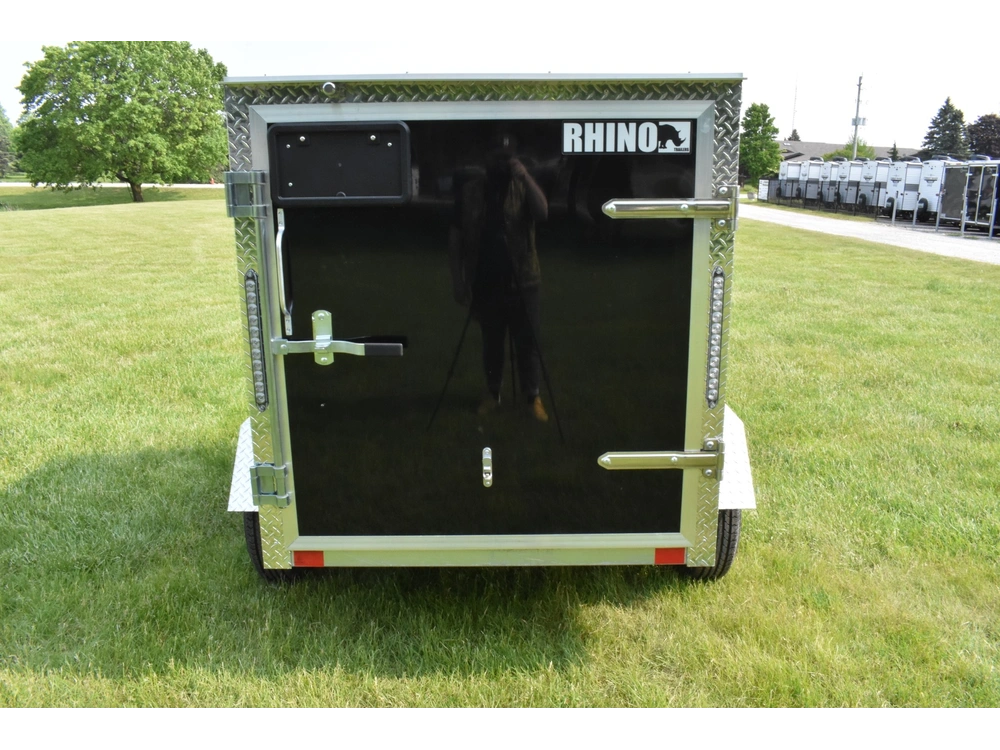 2026 Rhino Galvanized Enclosed 4' X 6' Sa alt