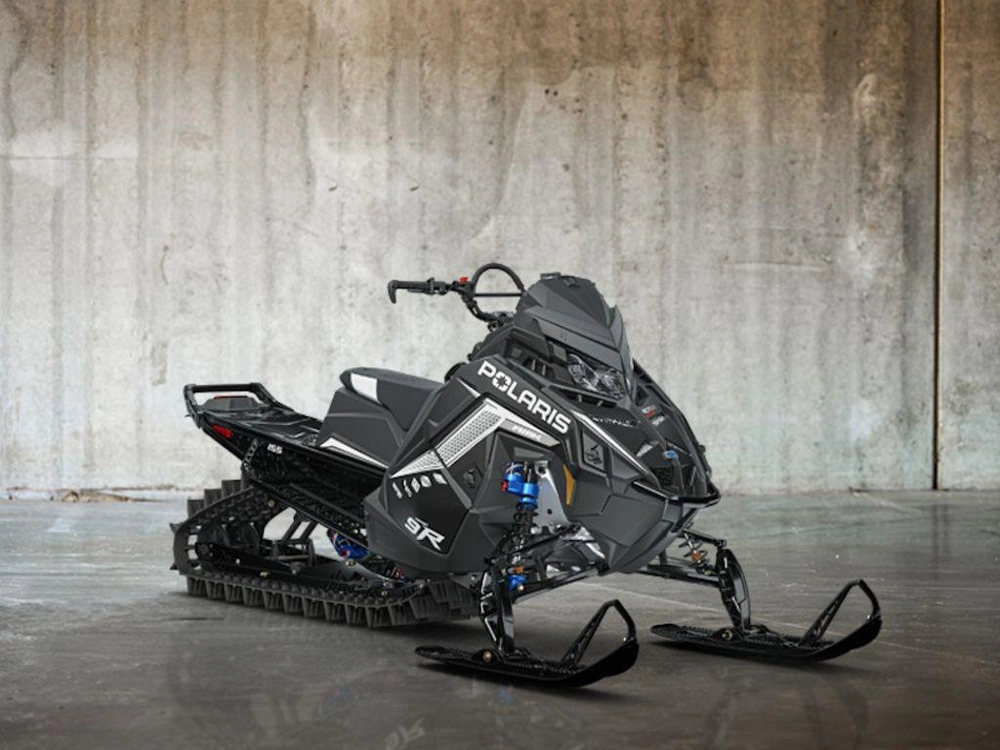 2027 Polaris Patriot 9r Rmk Fe 155 2.75 Matte Black Crystal / White Lightning alt