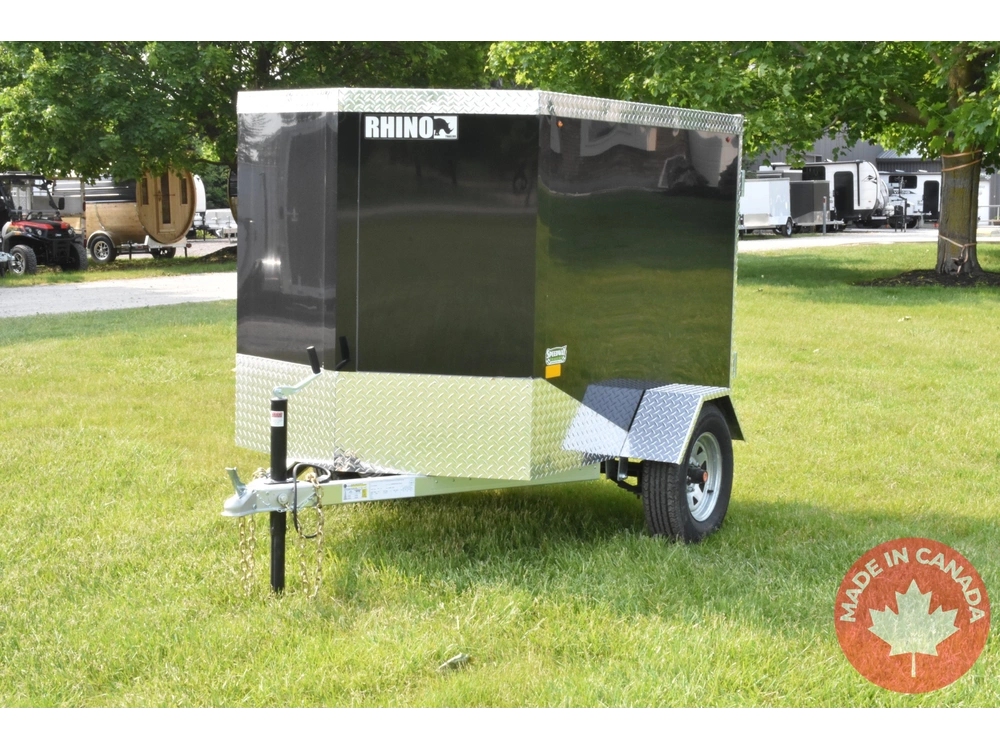 2026 Rhino Galvanized Enclosed 4' X 6' Sa alt