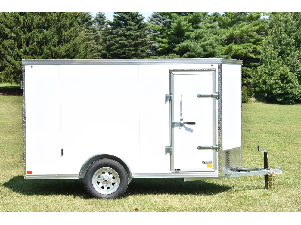 2026 Rhino Galvanized Enclosed 5' X 10' Sa Dd alt