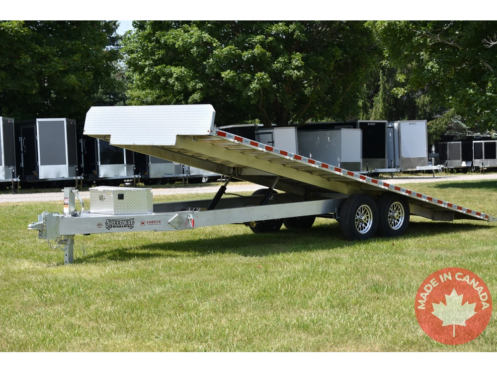 2027 Enbeck Aluminum Deck Over 8' X 24' Tilt-deck Ta 7t alt