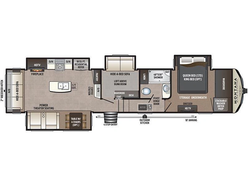 2019 Keystone Rv Montana 385br alt