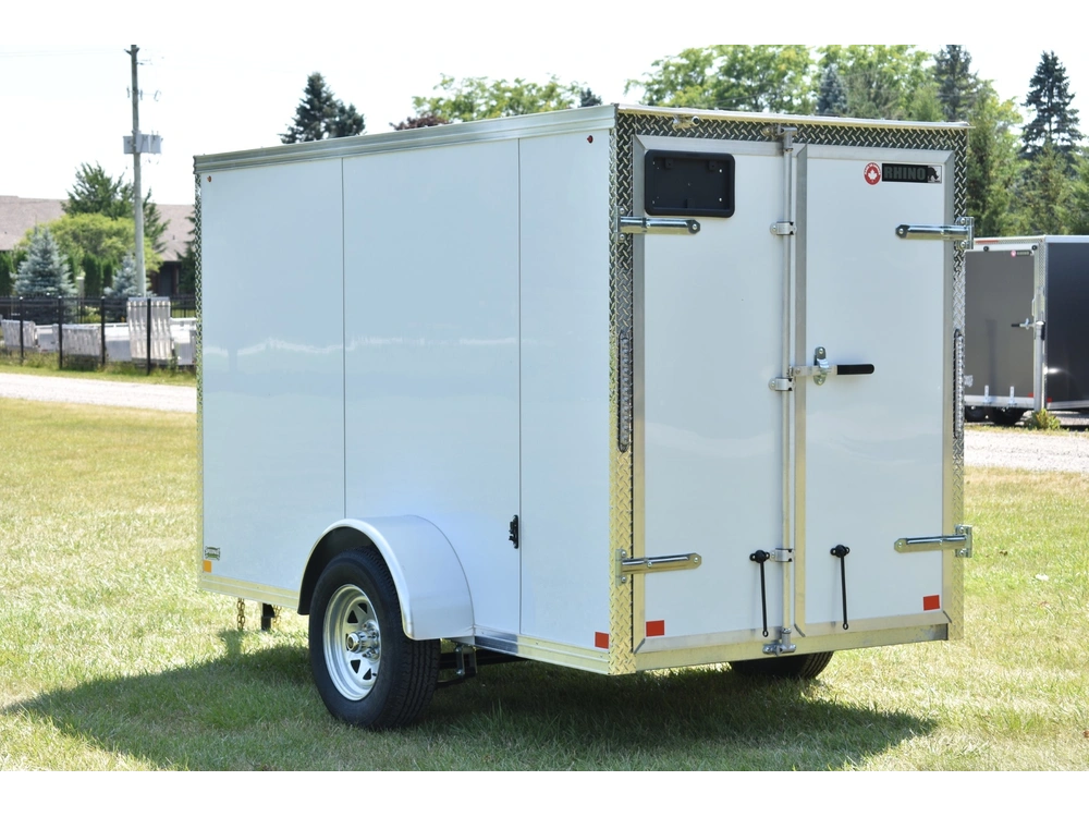 2026 Rhino Galvanized Enclosed 5' X 10' Sa Dd alt