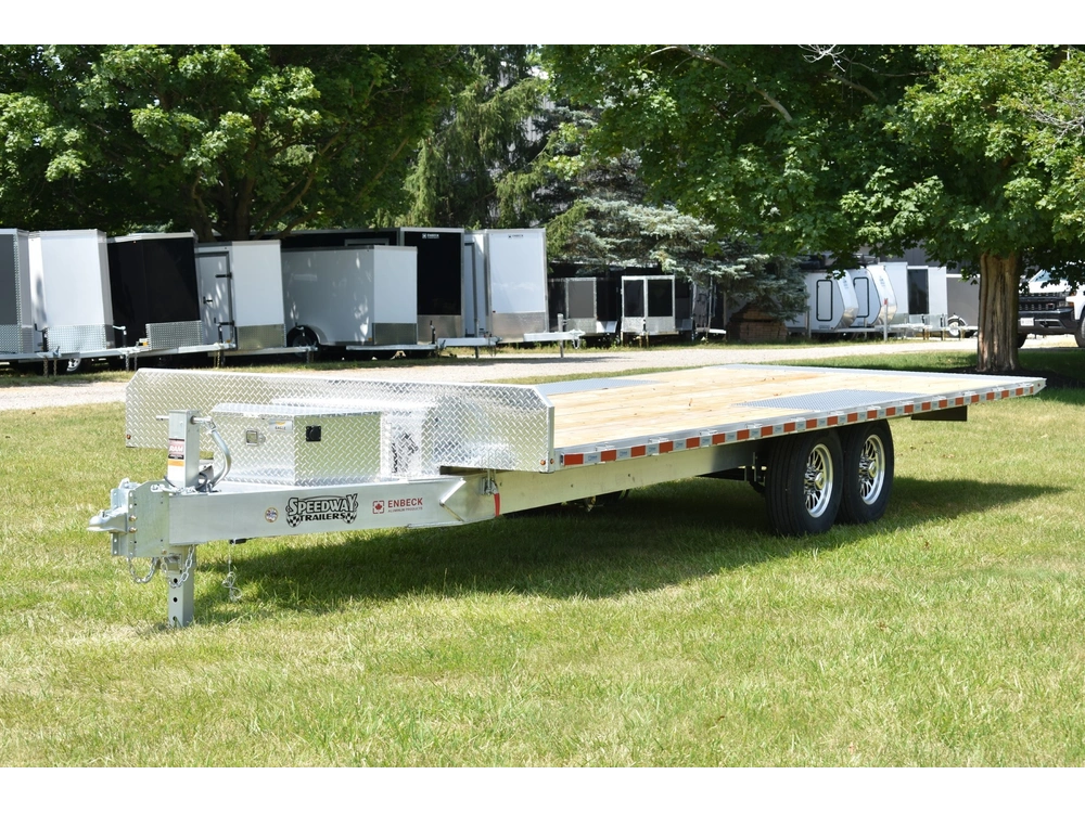 2027 Enbeck Aluminum Deck Over 8' X 24' Tilt-deck Ta 7t alt