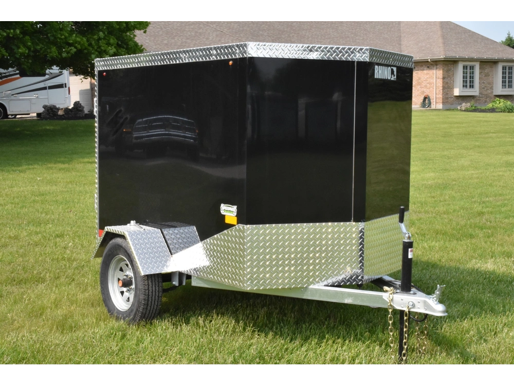 2026 Rhino Galvanized Enclosed 4' X 6' Sa alt