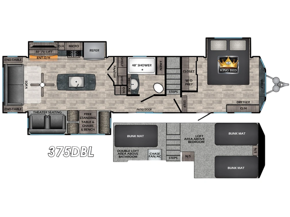 2022 Keystone Rv Hampton 375 Dbl alt
