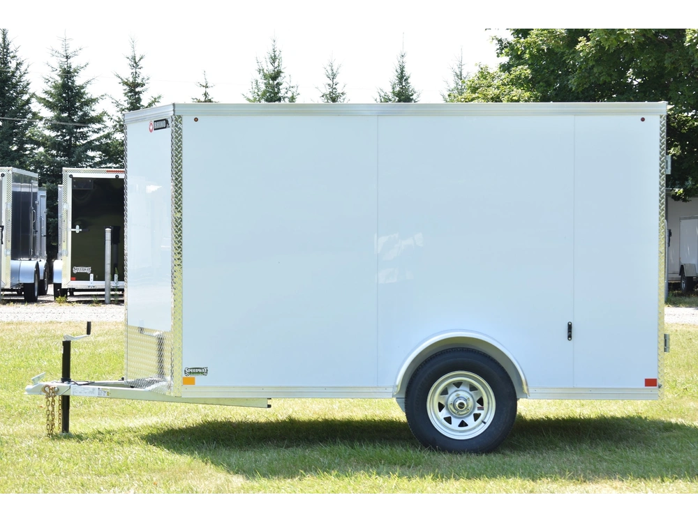 2026 Rhino Galvanized Enclosed 5' X 10' Sa Dd alt