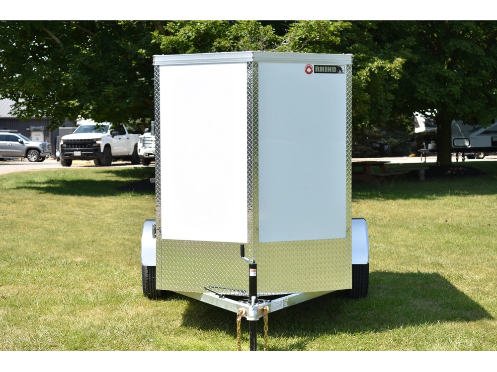 2026 Rhino Galvanized Enclosed 5' X 10' Sa Dd alt
