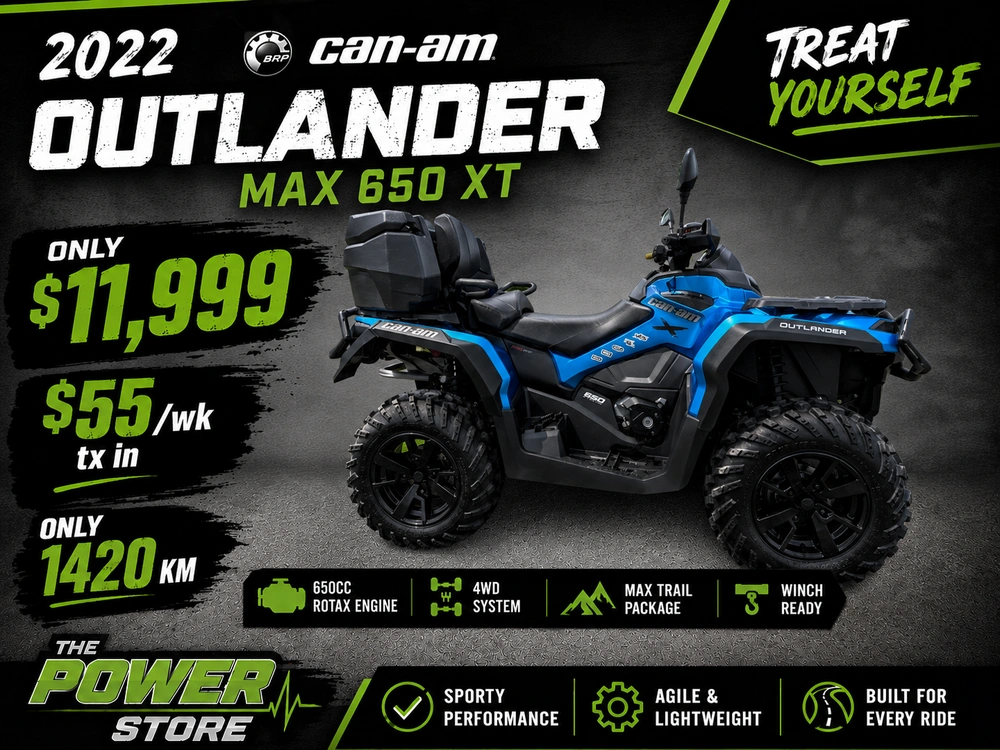2022 Can-am Outlander Max Xt 650 alt