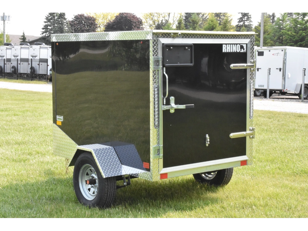 2026 Rhino Galvanized Enclosed 4' X 6' Sa alt