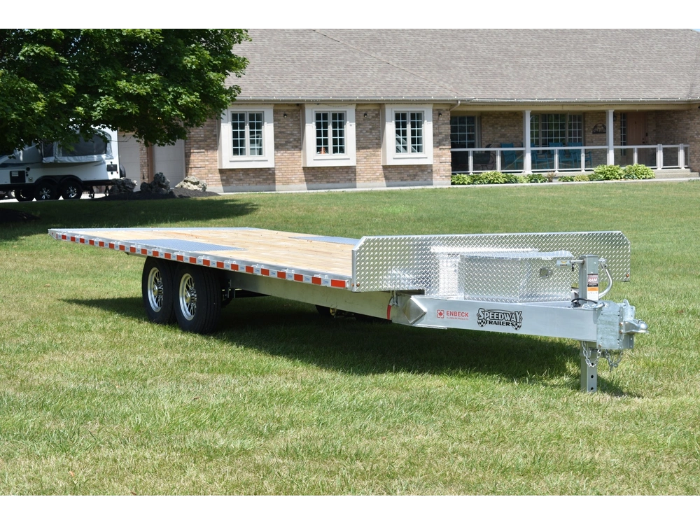 2027 Enbeck Aluminum Deck Over 8' X 24' Tilt-deck Ta 7t alt