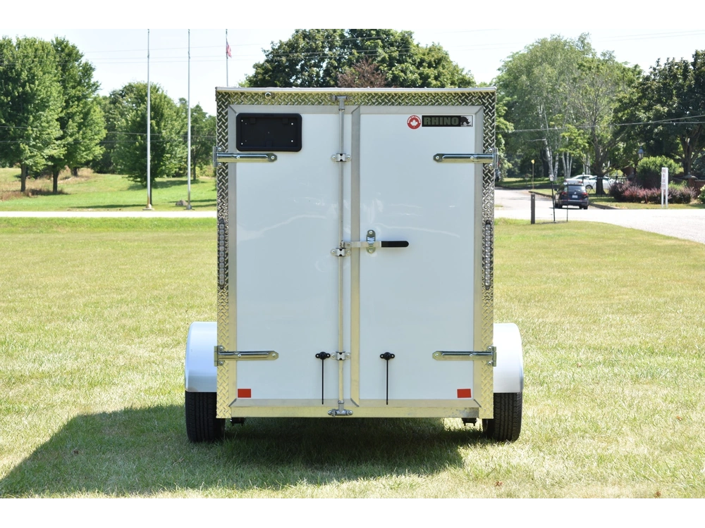 2026 Rhino Galvanized Enclosed 5' X 10' Sa Dd alt