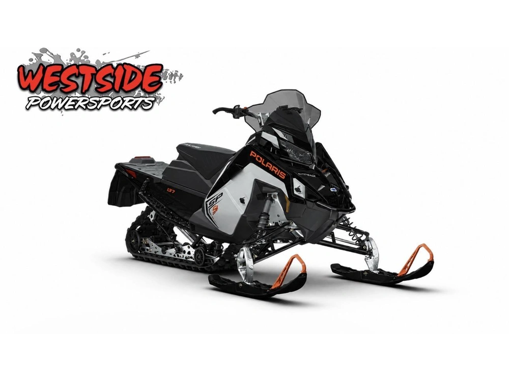 2027 Polaris 650 Indy Sp 137 White Lightning / Gloss Black / Orange Burst alt