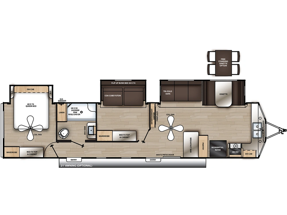 2023 Forest River Coachmen Catalina Destination 39 Fkts alt