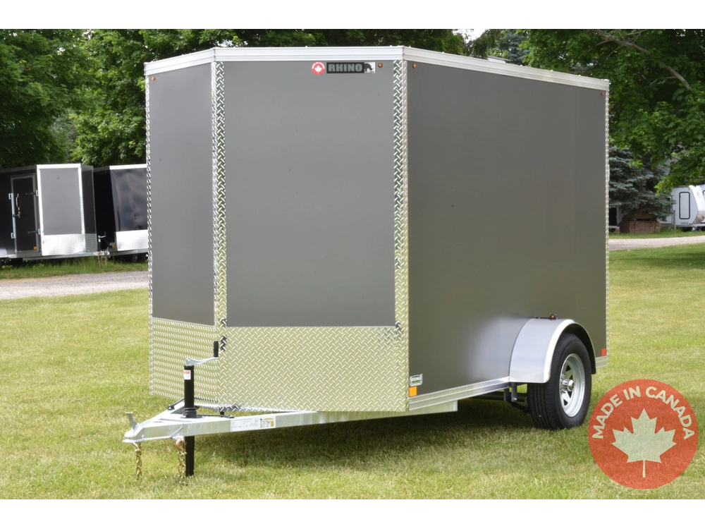 2026 Rhino Galvanized Enclosed 6' X 10' Sa Ramp alt