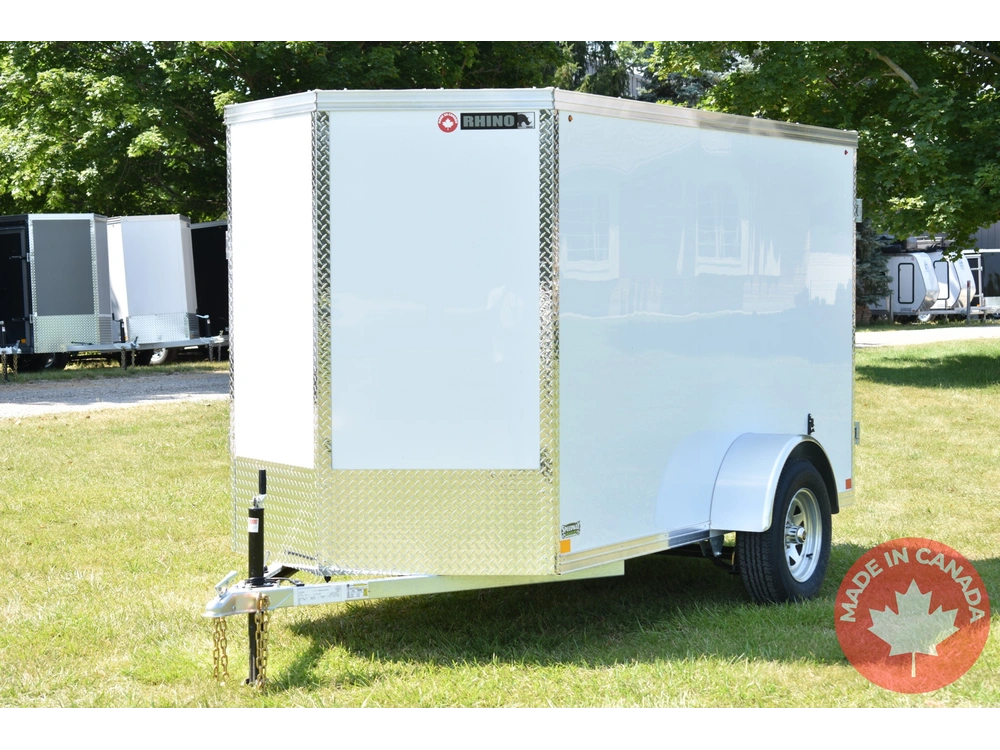 2026 Rhino Galvanized Enclosed 5' X 10' Sa Dd alt