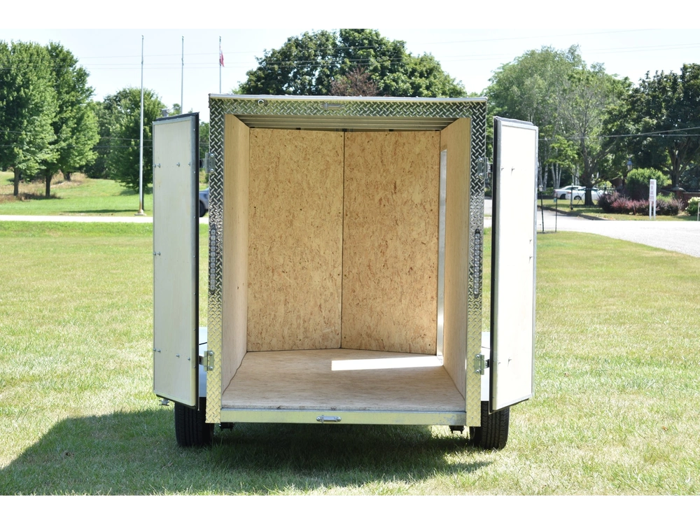 2026 Rhino Galvanized Enclosed 5' X 10' Sa Dd alt