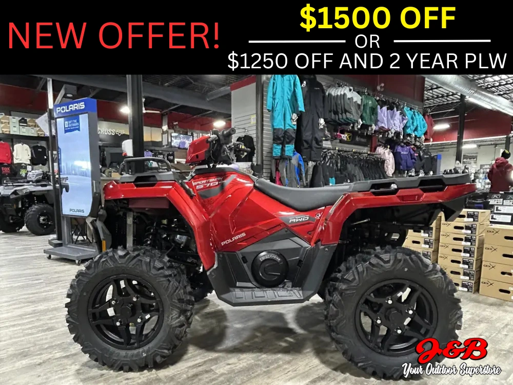 2026 Polaris Sportsman 570 Trail Red alt