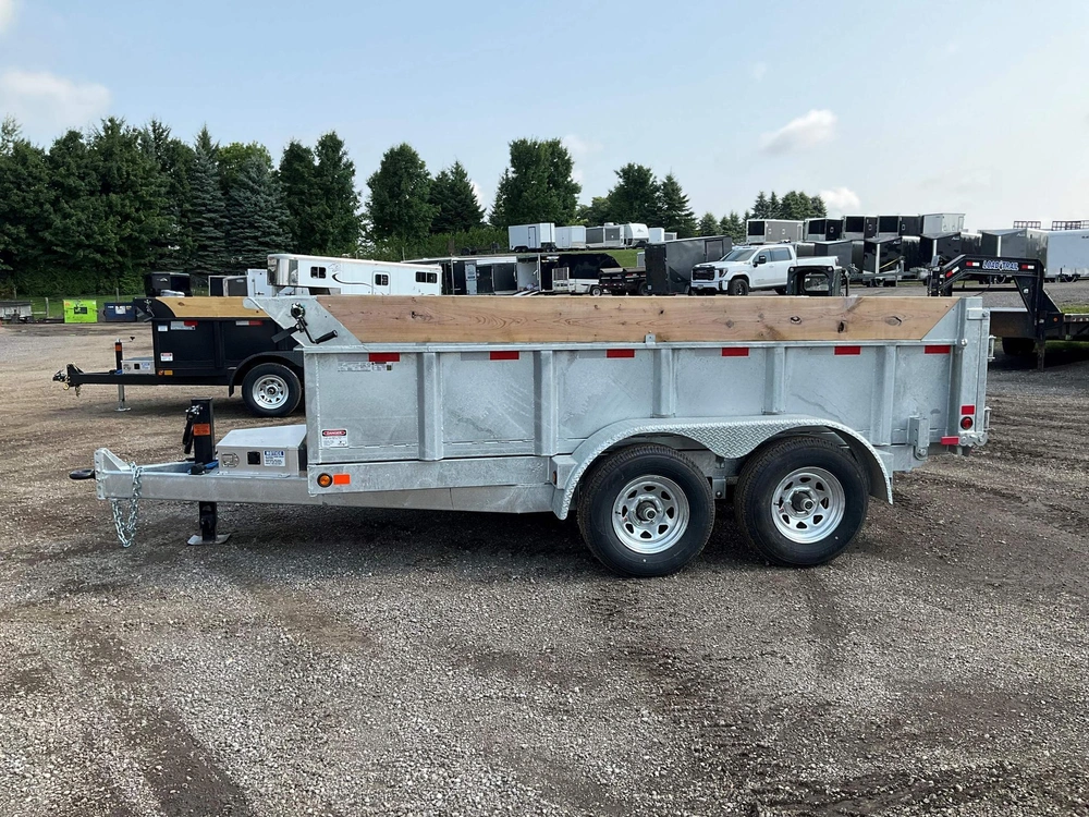 2027 Canada Trailers 6.5x12 5 Ton Galvanized Dump Trailer alt