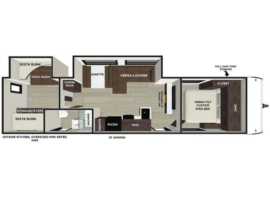2024 Forest River Wildwood 32bhdsx alt