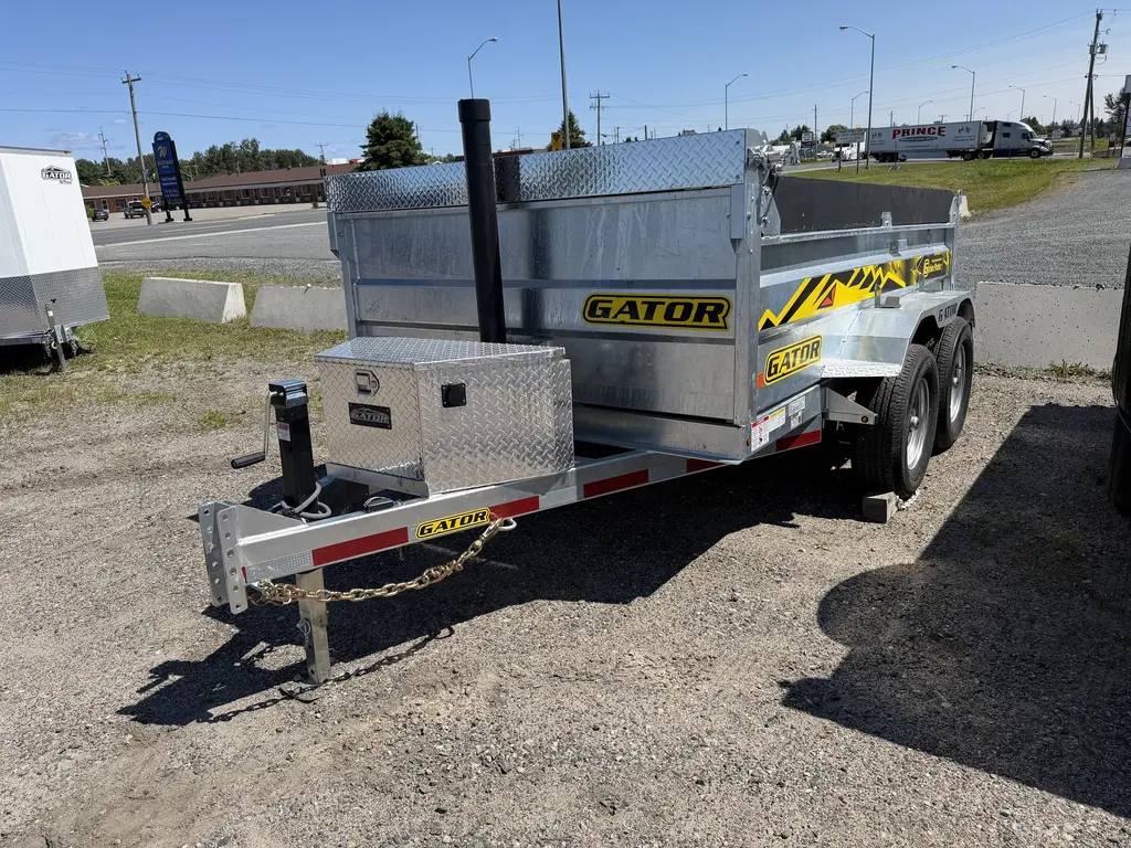 2026 Gator DUMP TRAILER,6X10,DUAL AXLE,GALV 