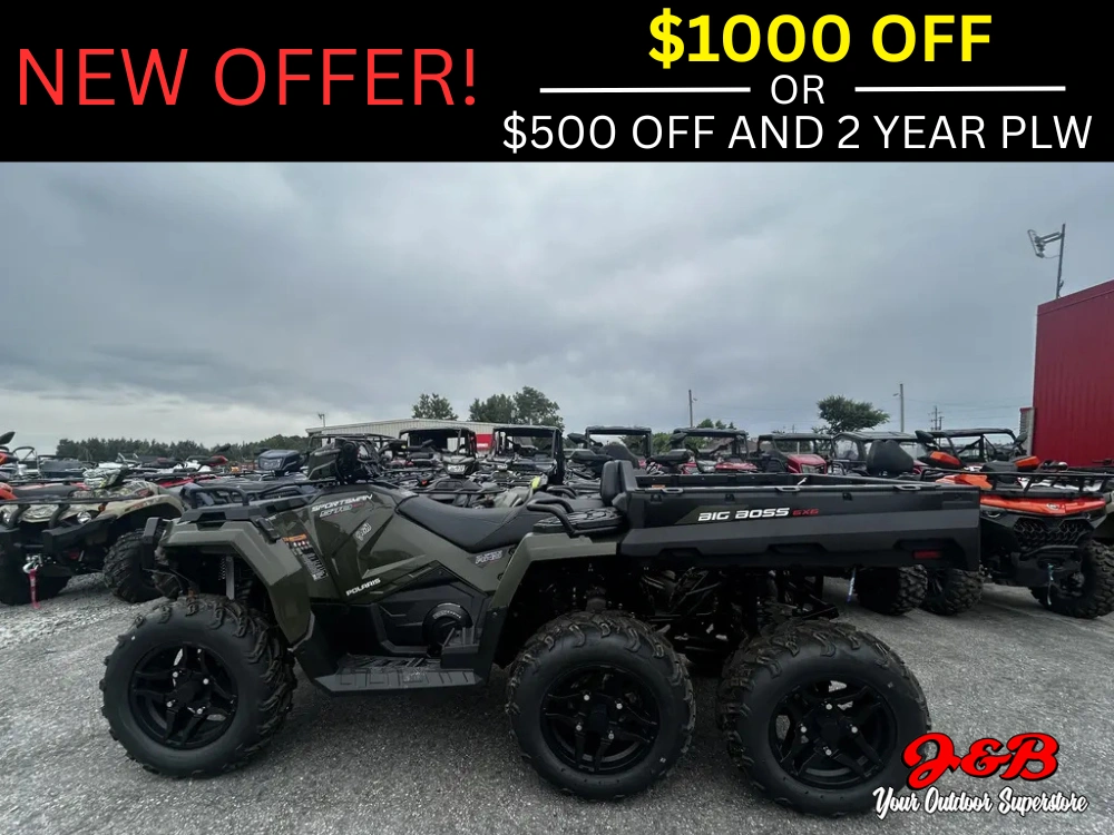 2026 Polaris Sportsman 6x6 570 Green alt