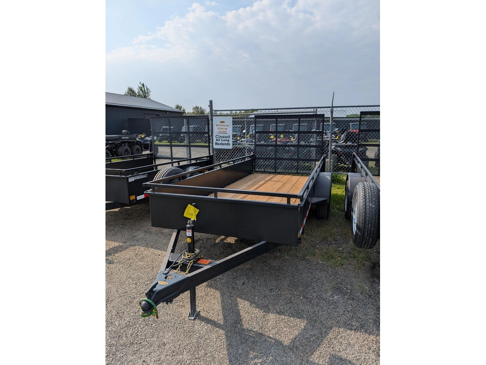 2027 Canada Trailers Utility, Black, Rear Ramp alt