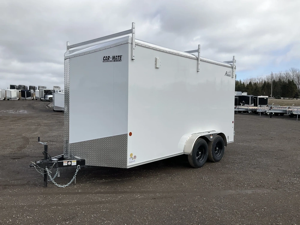 2027 Car Mate Trailers 7x14 Plus V-nose Avalanche Hd Cargo Trailer alt