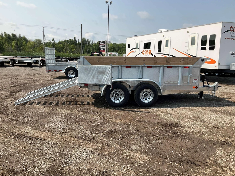 2027 Canada Trailers 6.5x12 5 Ton Galvanized Dump Trailer alt