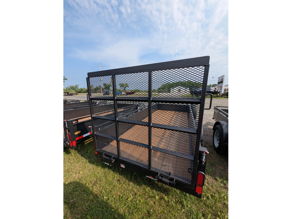 2027 Canada Trailers Utility, Black, Rear Ramp alt
