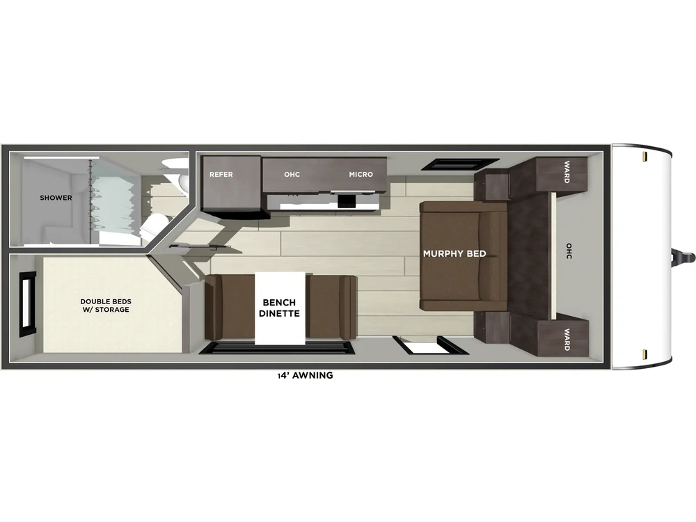 2026 Forest River Wildwood Fsx 179 Dbk alt