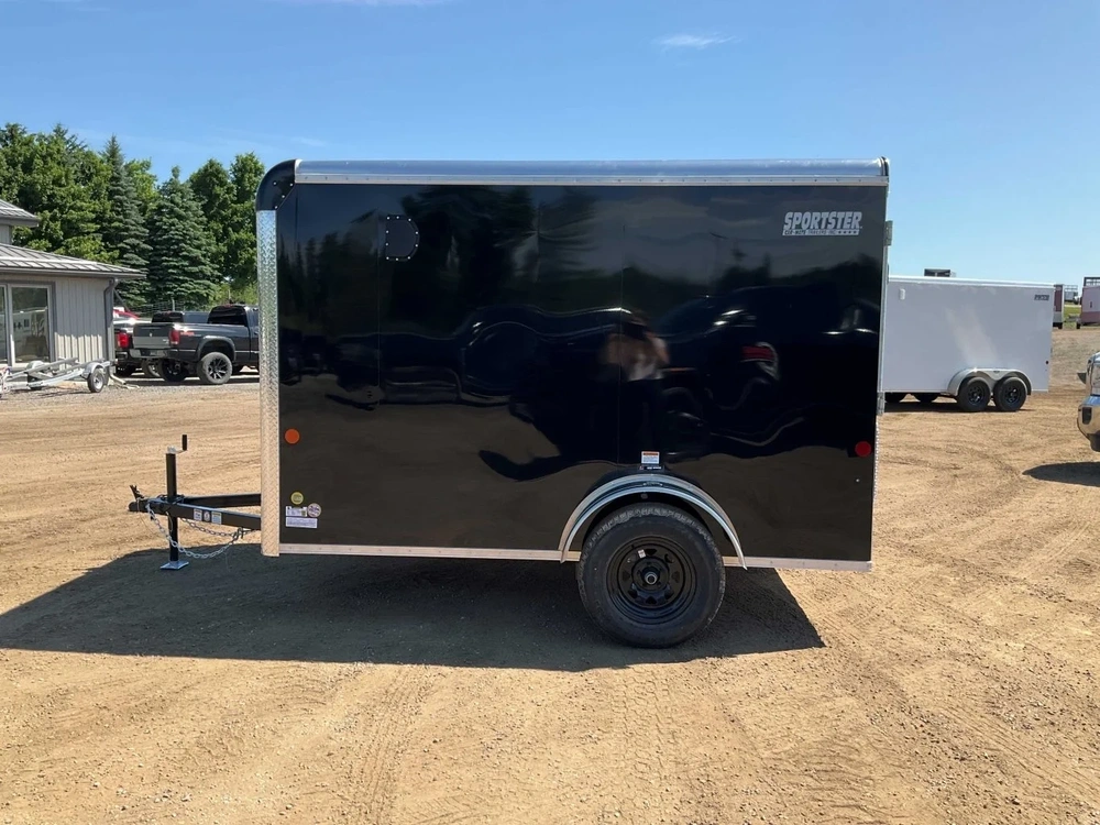 2027 Car Mate Trailers 6x10 Sportster Cargo Trailer alt