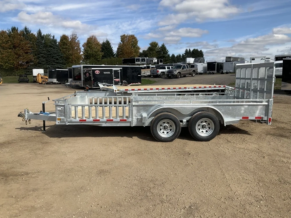 2027 Canada Trailers 82x16 3.5 Ton Galvanized Landscape Trailer alt